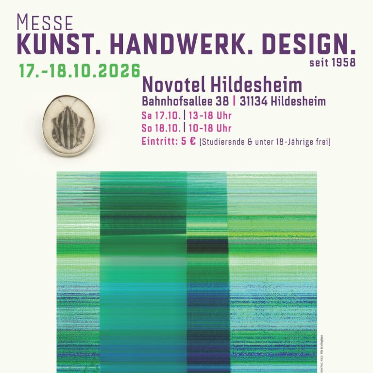 KUNST. HANDWERK. DESIGN. 2026- Hildesheim